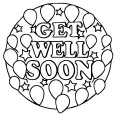 230x230 Top 25 Free Printable Get Well Soon Coloring Pages Online Free