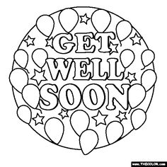 236x236 Top 25 Free Printable Get Well Soon Coloring Pages Online