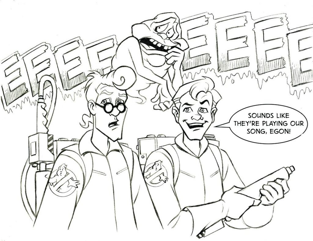1024x788 Coloring Pages ~ Ghostbusters Coloring Pages Free To Print