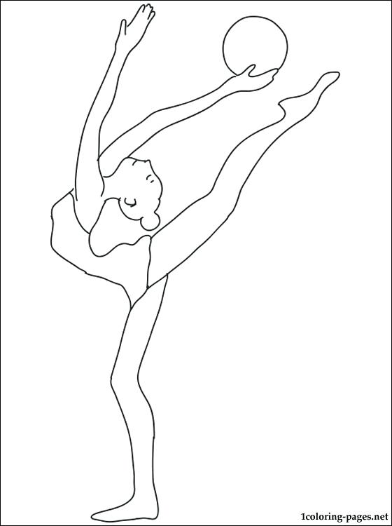 560x750 Gymnastics Coloring Book As Well As Gymnastics Coloring Pages Free