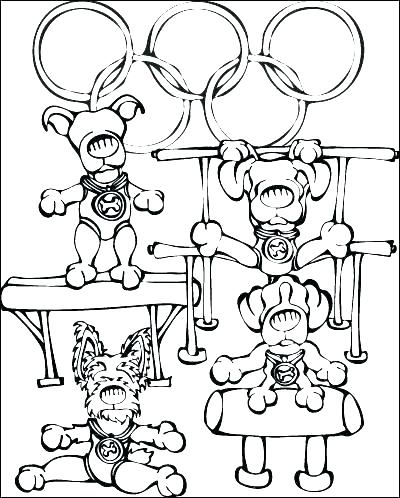 400x498 Gymnastics Coloring Page Exciting Coloring Pages Printable