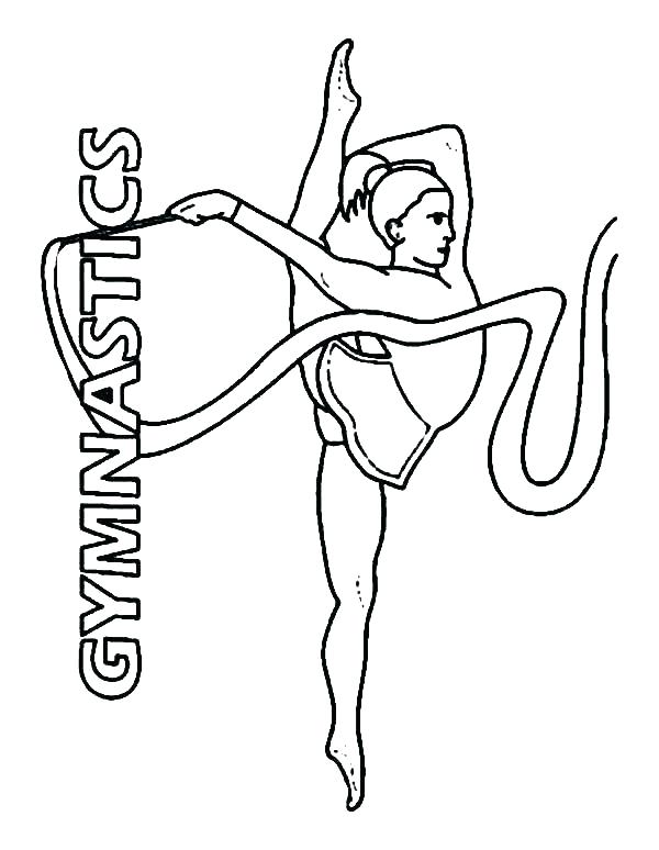 600x774 Gymnastics Coloring Page Gymnastics Coloring Book And Frozen