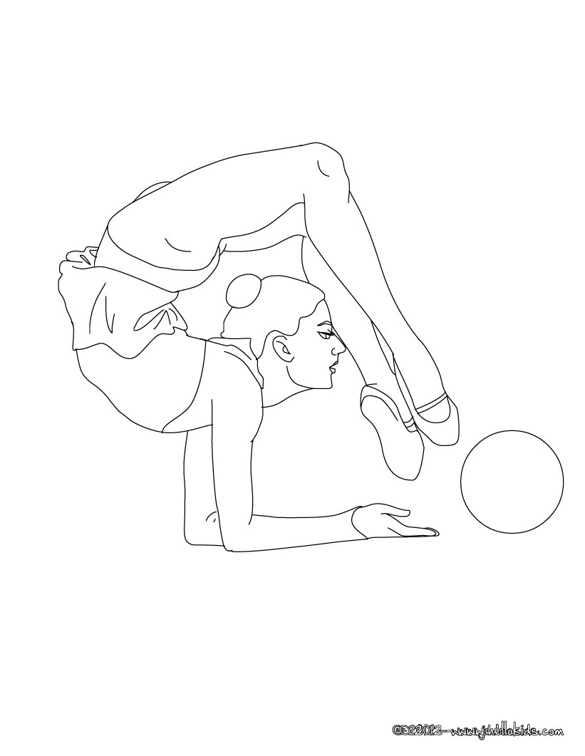 821x1061 Gymnastics Coloring Pages 8