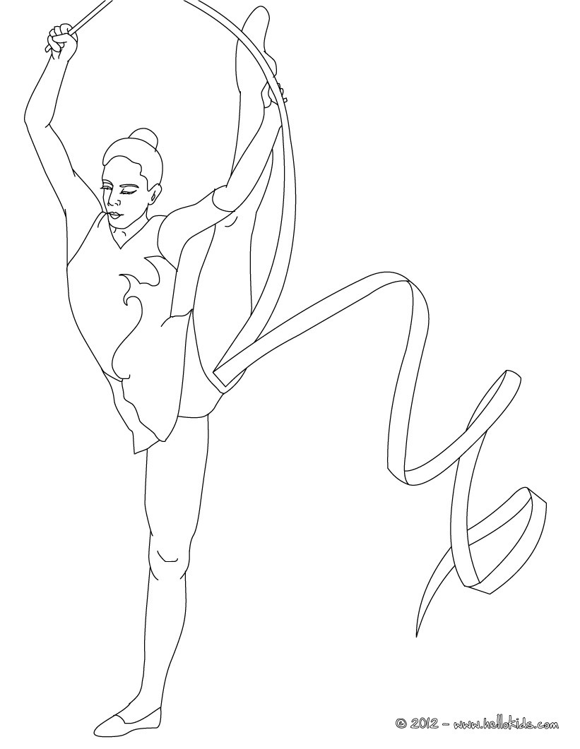 821x1061 Free Printable Gymnastics Coloring Pages For Kids Best