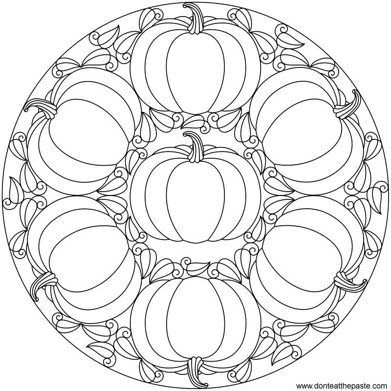 800x800 9 Fun Free Printable Halloween Coloring Pages Mandala Coloring