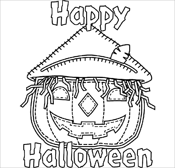 Halloween Coloring Pages 585x560 Halloween Coloring Pages