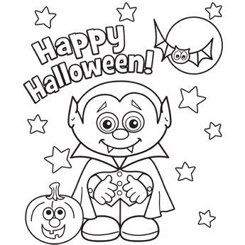 Halloween Coloring Pages Free Printable Coloring Pages 345x345 Halloween Coloring Pages Free Printable Coloring Pages