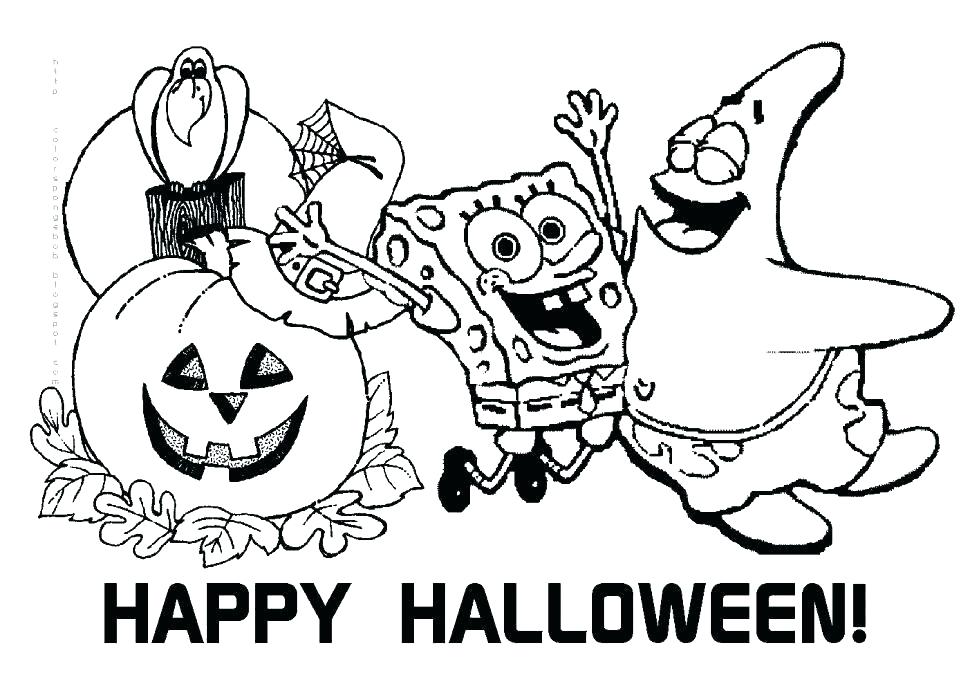 Halloween Color Pages 970x693 Halloween Color Pages