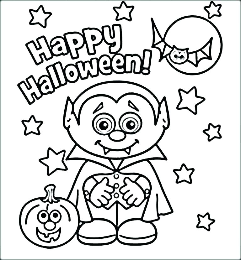 A Halloween Coloring Sheet 768x830 A Halloween Coloring Sheet