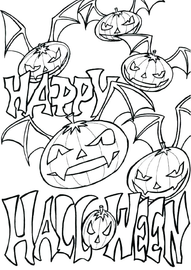 Halloween Coloring Pages Preschoolers 621x877 Halloween Coloring Pages Preschoolers