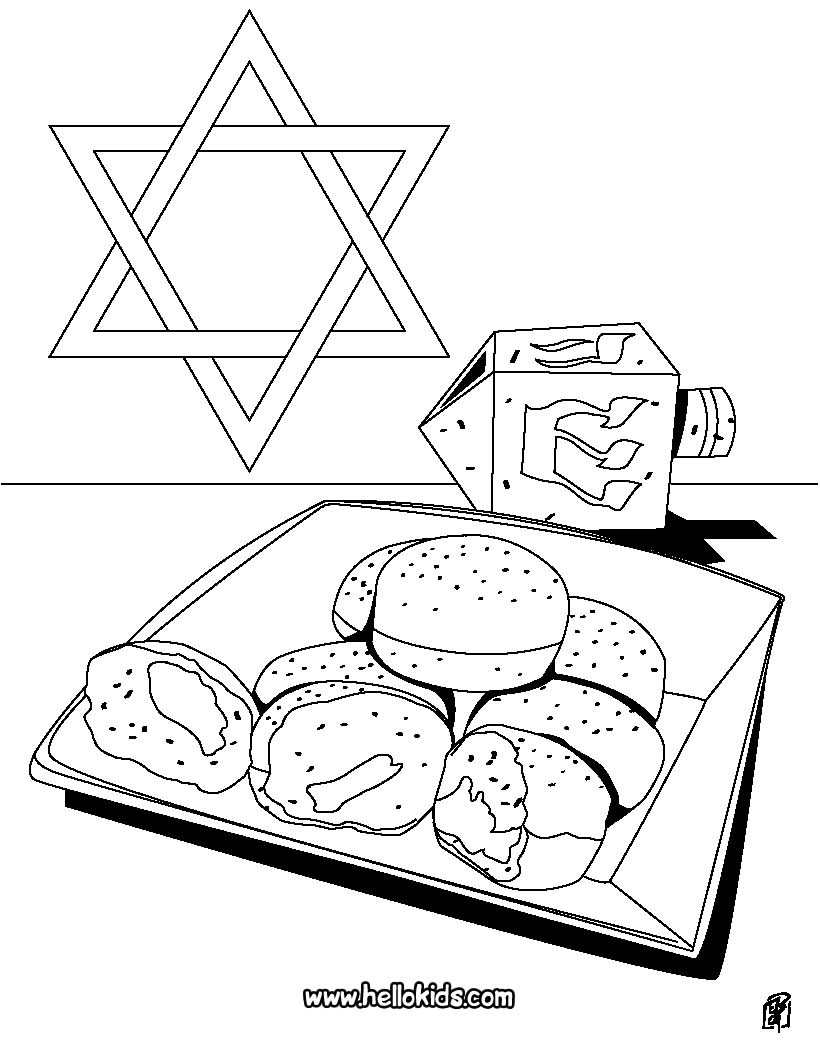 820x1060 Free Hanukkah Pictures To Color Hanukkah Coloring Pages Printable