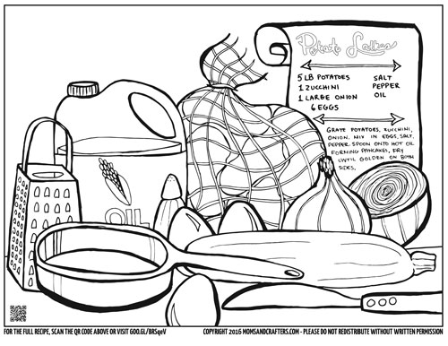 500x386 Free Printable Hanukkah Coloring Page For Adults
