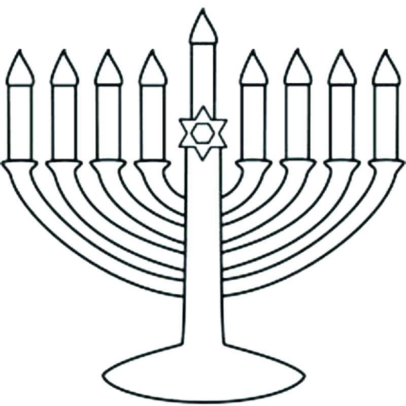 800x800 Hanukkah Coloring Pages