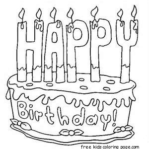 Download Happy Birthday Coloring Sheet 300x300 Download Happy Birthday Coloring Sheet