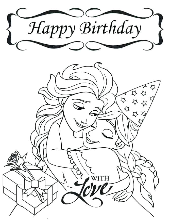 Birthday Cake Coloring Pictures Printable Coloring Free Printable 670x867 Birthday Cake Coloring Pictures Printable Coloring Free Printable