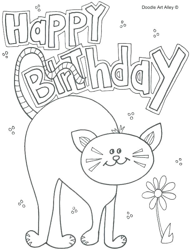 Happy Birthday Card Coloring Pages Birthday Card Coloring Pages 618x800 Happy Birthday Card Coloring Pages Birthday Card Coloring Pages