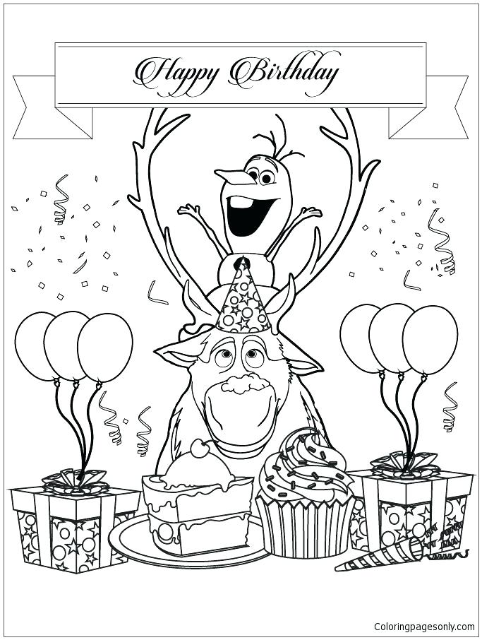 Happy Birthday Coloring Pages Free Happy Birthday Coloring Pages 683x906 Happy Birthday Coloring Pages Free Happy Birthday Coloring Pages