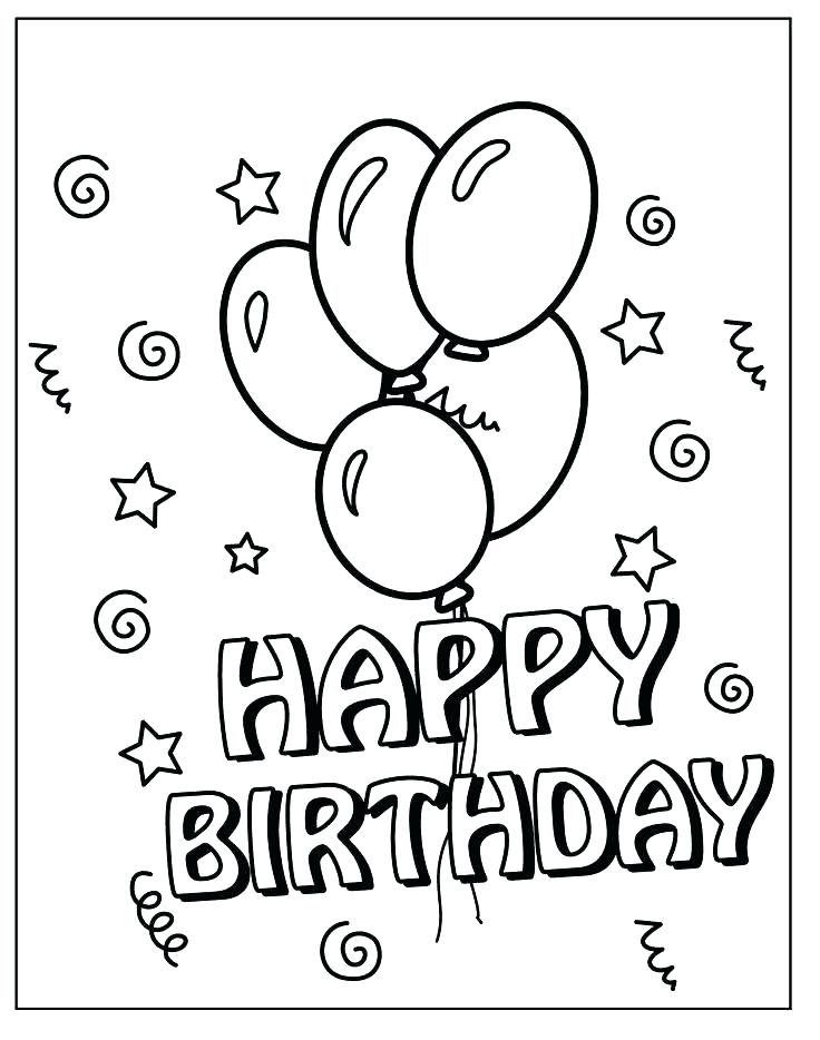 Happy Birthday Coloring Pages Printable Happy Birthday Card Happy 736x934 Happy Birthday Coloring Pages Printable Happy Birthday Card Happy