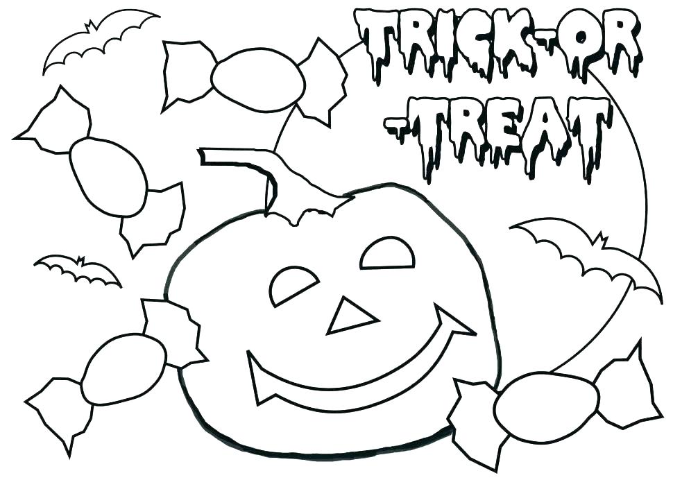 970x692 Coloring Pages For Halloween Free Printable Party Halloween