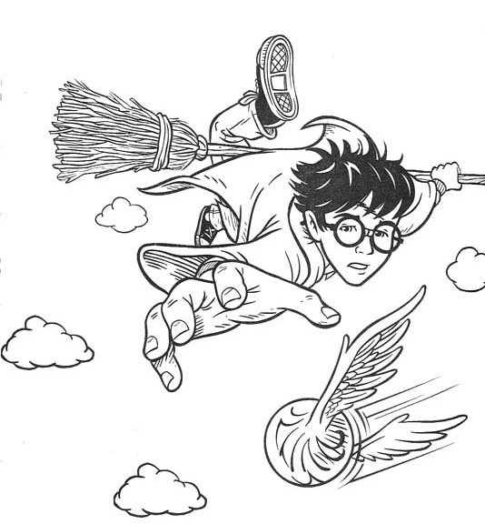 534x576 Harry Potter Coloring Pages 360coloringpages