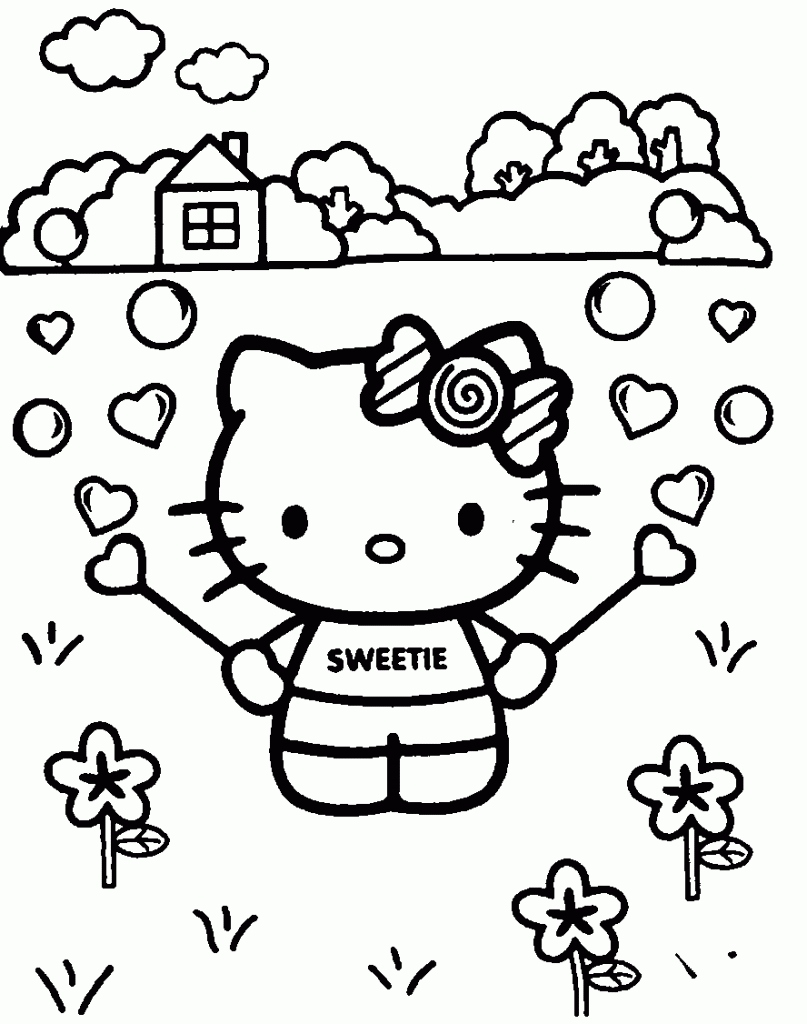 Hello Kids Coloring Pages New Free Printable Hello Kitty Coloring 807x1024 Hello Kids Coloring Pages New Free Printable Hello Kitty Coloring