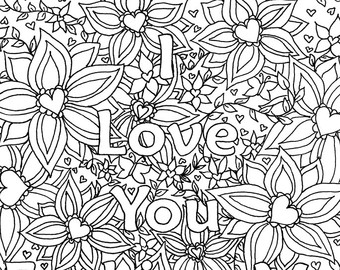 Free Printable I Love You Coloring Pages at GetColorings.com | Free ...