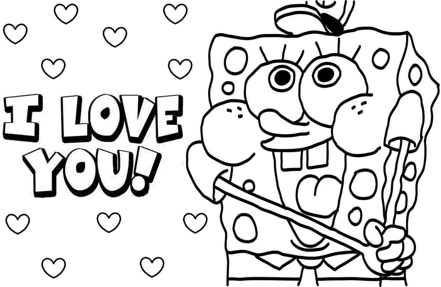 1460x952 I Love You Daddy Coloring Page Free Printable Pages Incredible