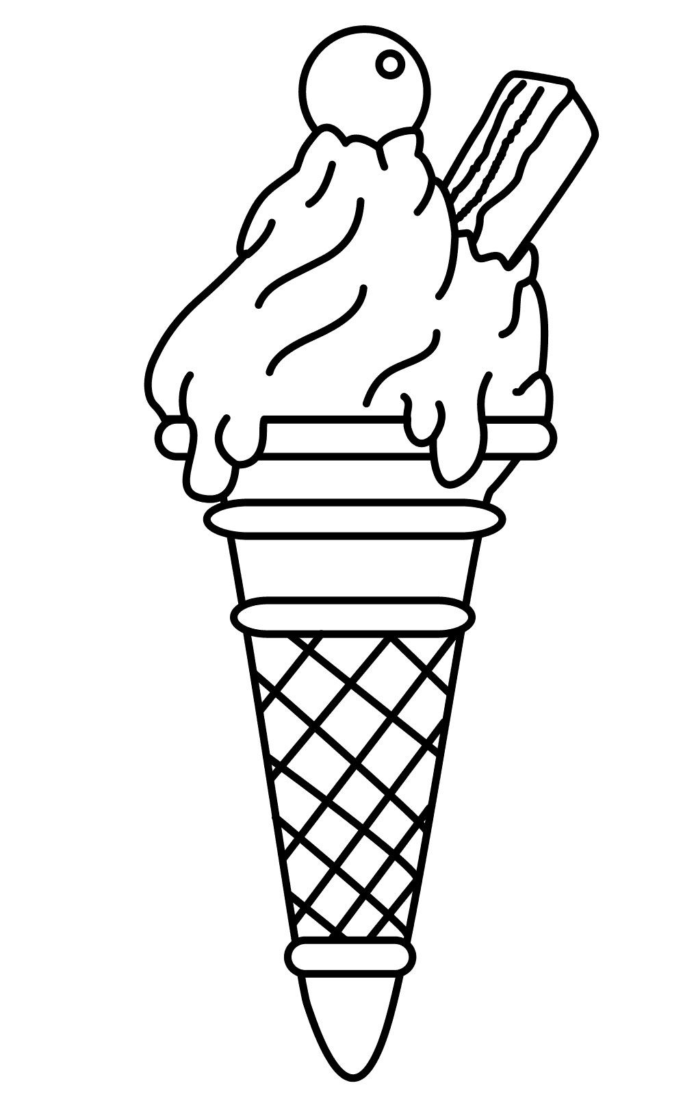 Ice Cream Coloring Pages For Free Download 1017x1614 Ice Cream Coloring Pages For Free Download