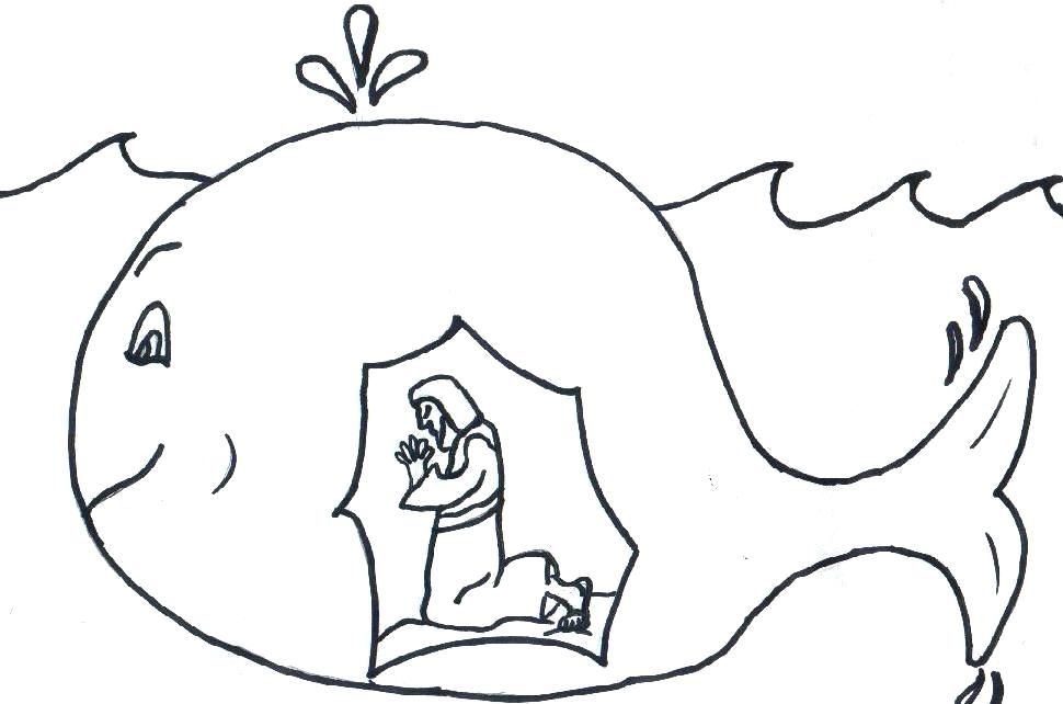 970x642 Coloring Pages And The Whale Coloring Page Pages Bible Medium Size