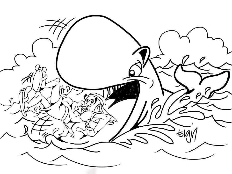 960x720 Jonah Coloring Pages Jonah And The Whale Coloring Pages Printable