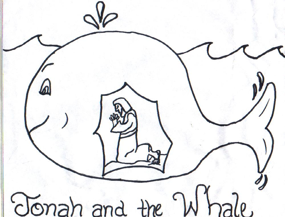 1000x761 Jonah And The Whale Clip Art Free Jonah Coloring Pages Free