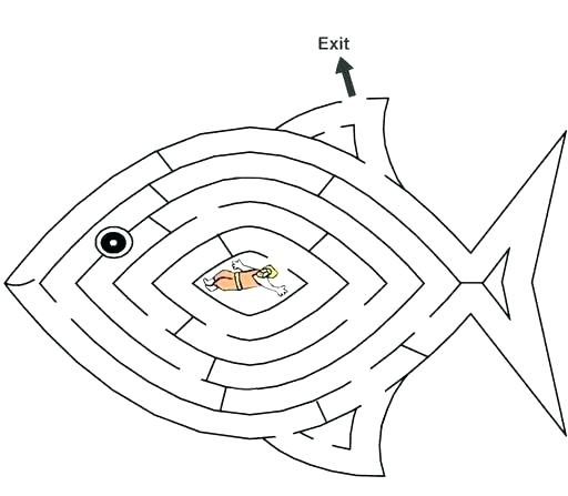 512x447 Free Printable Jonah And The Whale Coloring Pages