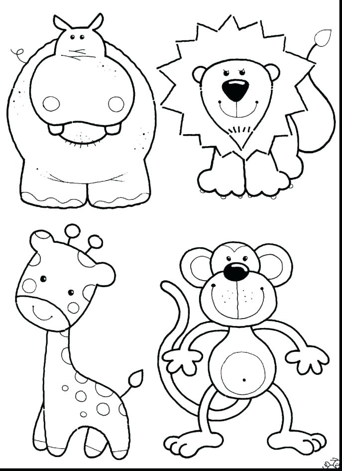 Free Printable Jungle Animal Coloring Pages at GetColorings.com | Free ...