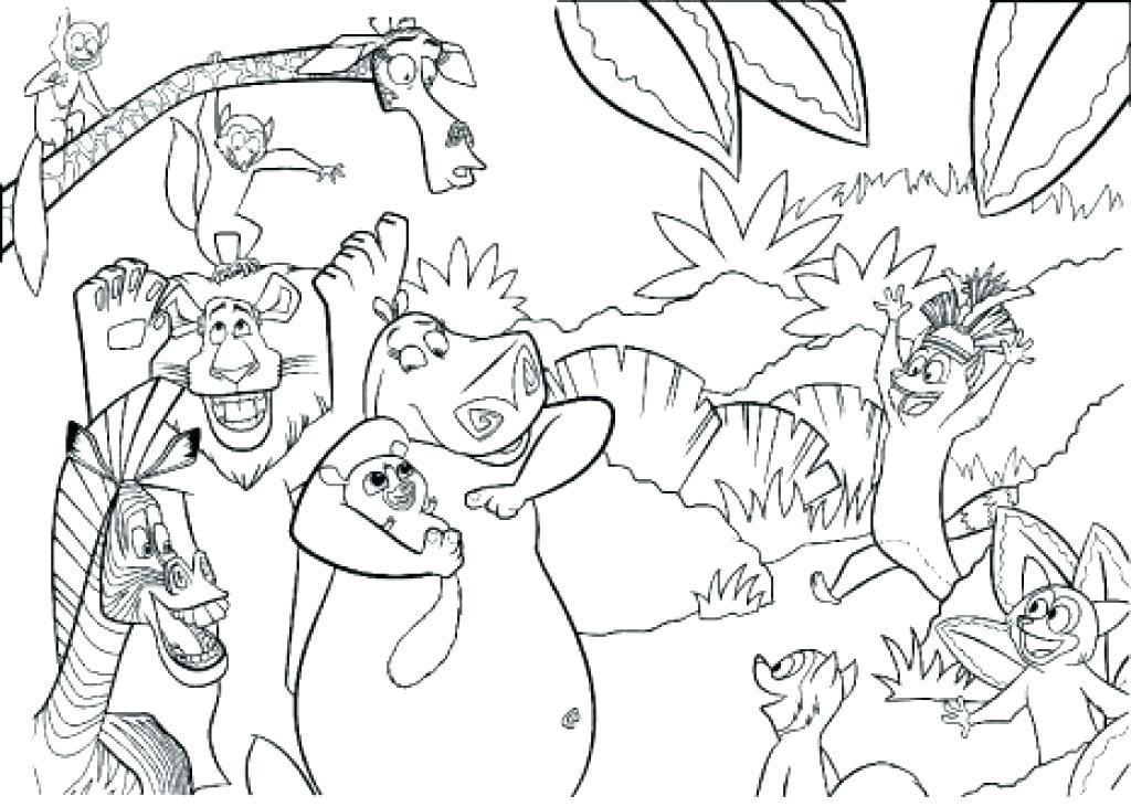 Jungle Coloring Page Tropical Coloring Page Tropical Color Jungle 1024x731 Jungle Coloring Page Tropical Coloring Page Tropical Color Jungle