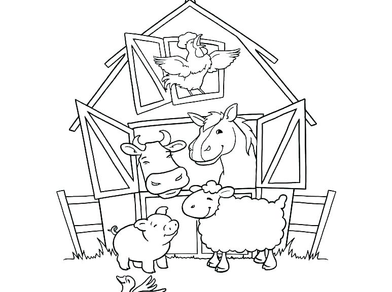 Free Printable Animal Coloring Pages Farm Coloring Pages Free 773x576 Free Printable Animal Coloring Pages Farm Coloring Pages Free