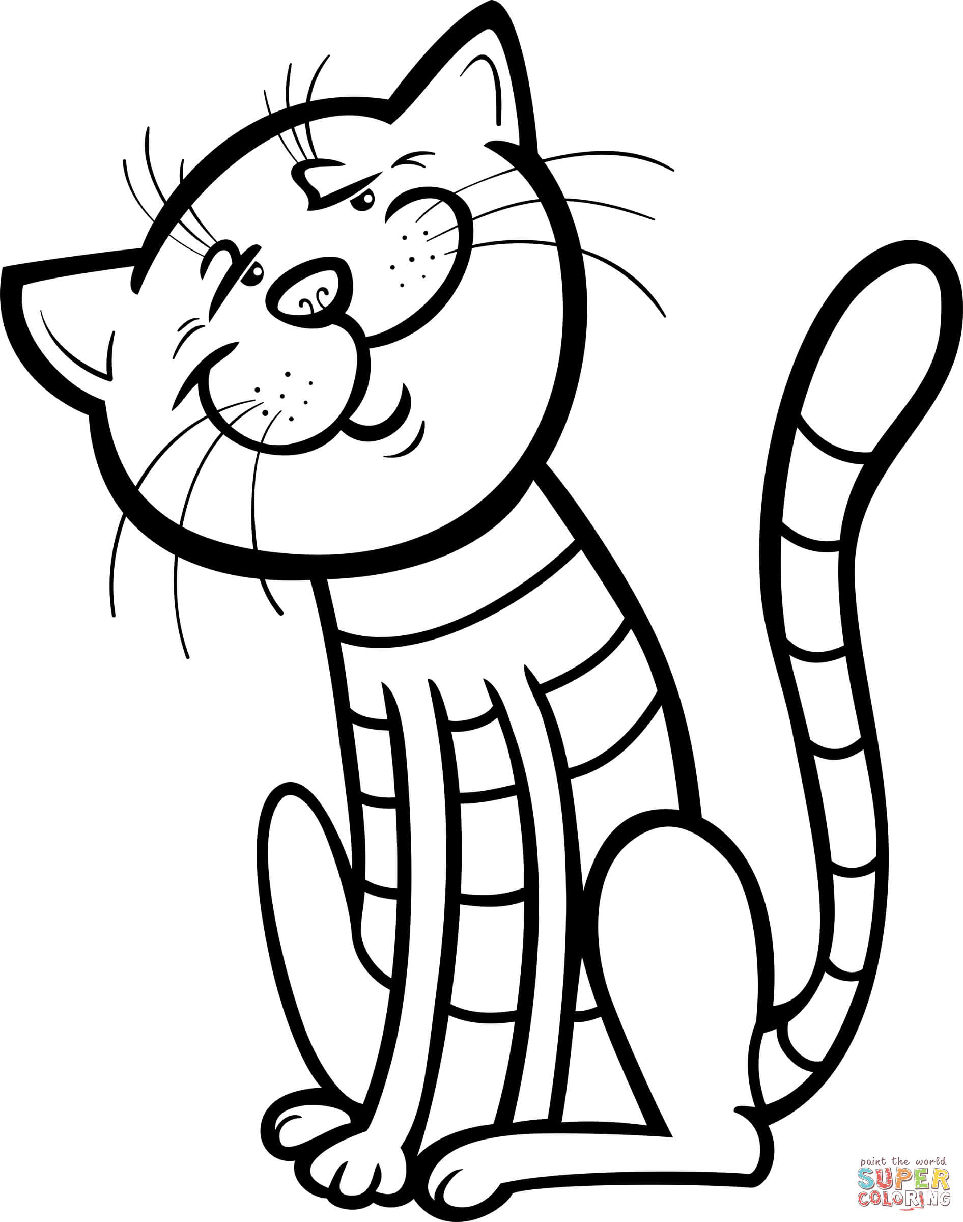 Cute Kitten Coloring Page Free Printable Pages Amazing Pictures 1892x2400 Cute Kitten Coloring Page Free Printable Pages Amazing Pictures