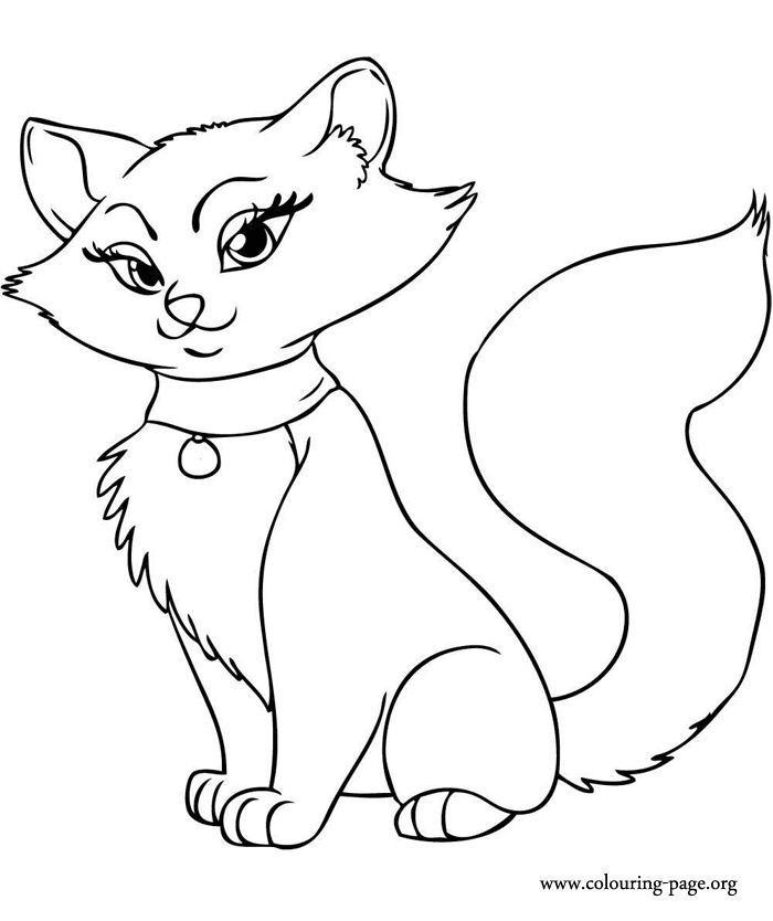 Kitty Cat Coloring Pages Sweet 700x834 Kitty Cat Coloring Pages Sweet