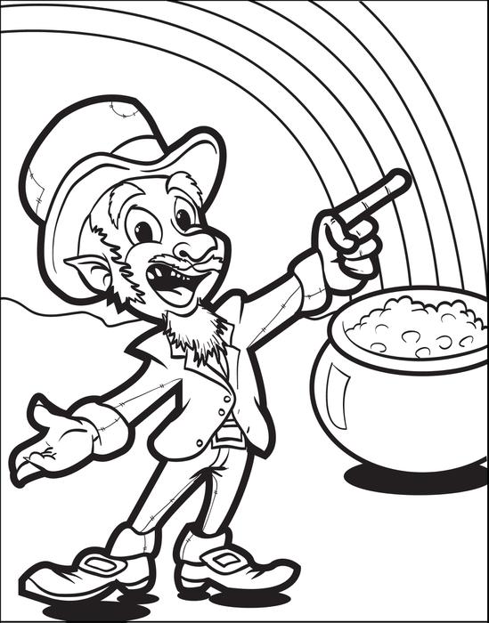 Leprechaun Coloring Pages To Print 549x700 Leprechaun Coloring Pages To Print