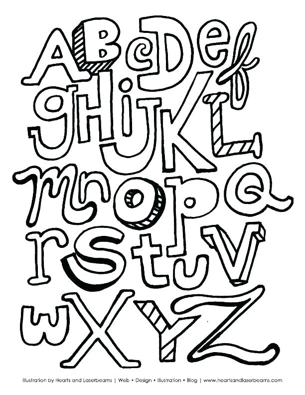 Free Printable Alphabet Coloring Pages Printable Letter Coloring 612x792 Free Printable Alphabet Coloring Pages Printable Letter Coloring
