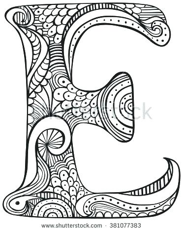 Letter Coloring Pages Free Printable Coloring Letter E Coloring 372x470 Letter Coloring Pages Free Printable Coloring Letter E Coloring