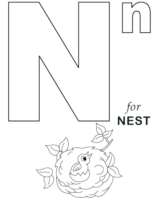 Letter N Coloring Page Free Printable Letter Coloring Pages Letter 618x769 Letter N Coloring Page Free Printable Letter Coloring Pages Letter