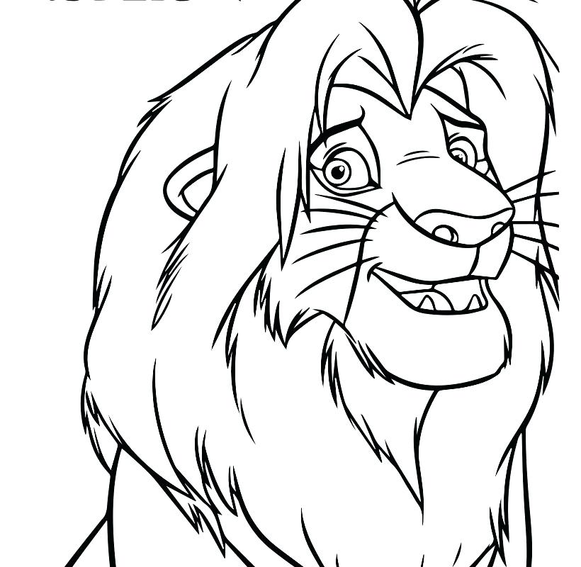 Simba Coloring Pages Cool The Lion King Coloring Pages Free 820x800 Simba Coloring Pages Cool The Lion King Coloring Pages Free