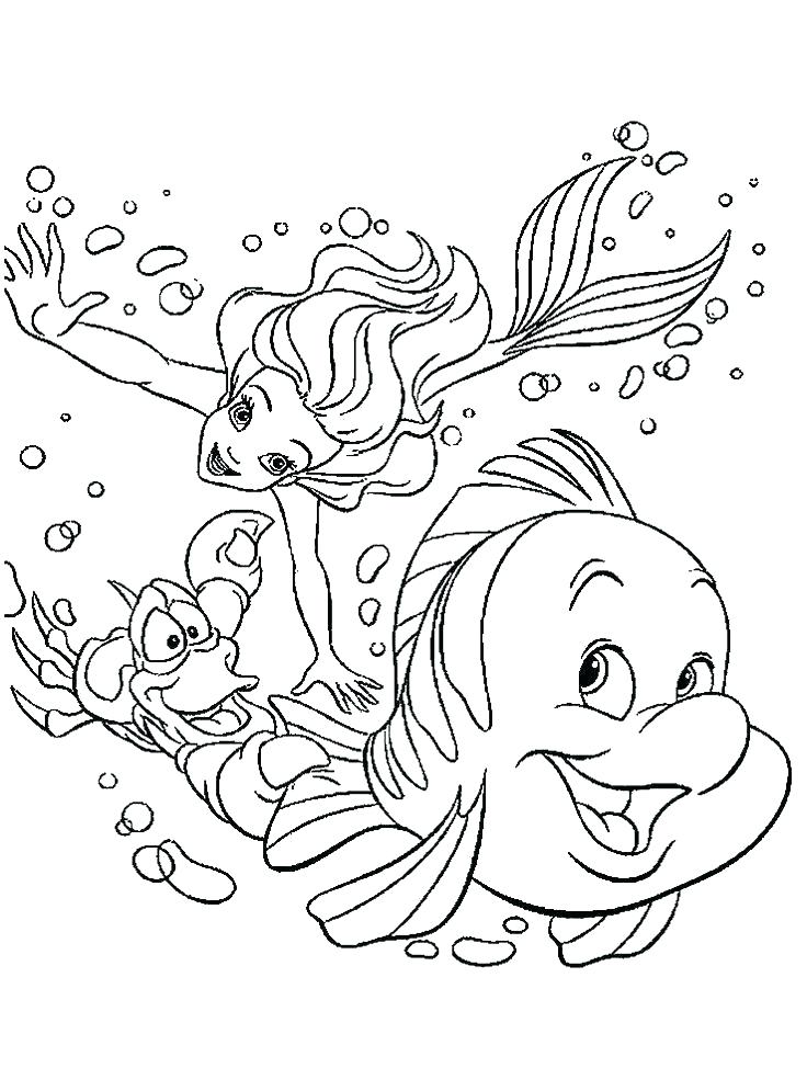 736x995 Little Mermaid Printable Coloring Pages Little Mermaid Coloring