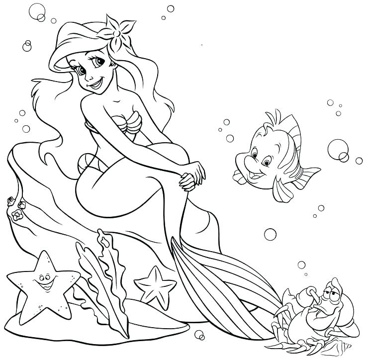 736x724 Mermaid Coloring Pages Free Top Little Mermaid Coloring Pages Fee