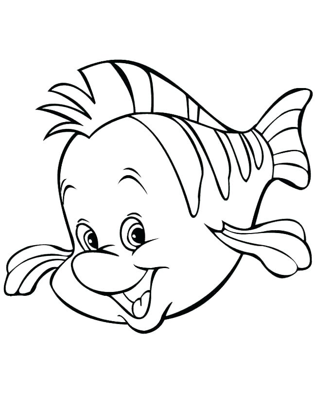 650x853 Printable Mermaid Coloring Pages Flounder Coloring Pages Little