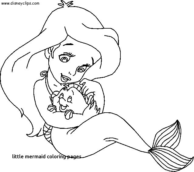 638x565 Top 25 Free Printable Little Mermaid Coloring Pages Line