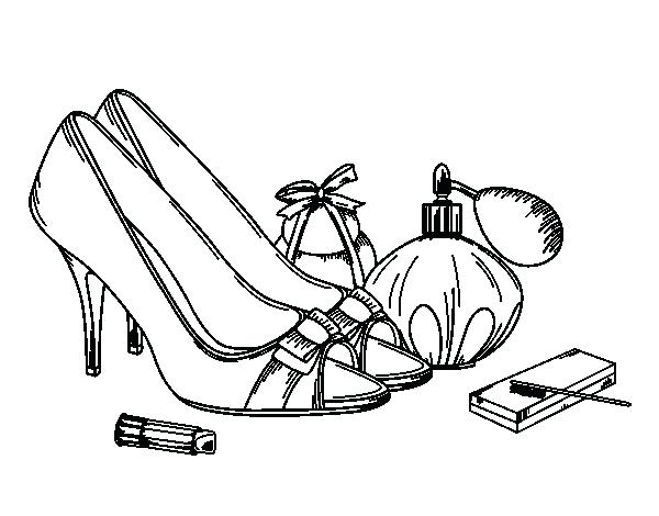 Makeup Coloring Pages Shoes And Makeup Coloring Page Free 600x470 Makeup Coloring Pages Shoes And Makeup Coloring Page Free