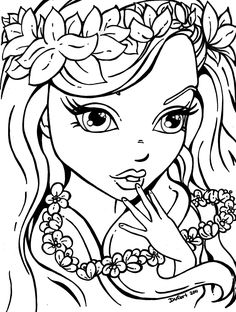 Printable Beautiful Girl Face Makeup Coloring Pages 236x312 Printable Beautiful Girl Face Makeup Coloring Pages