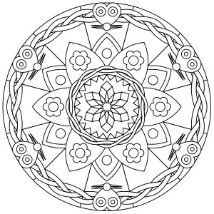 300x300 Free Printable Mandalas Coloring Pages Adults