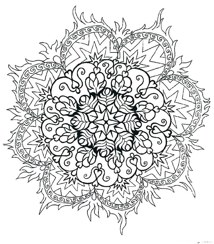 700x800 Free Mandala Coloring Pages For Adults